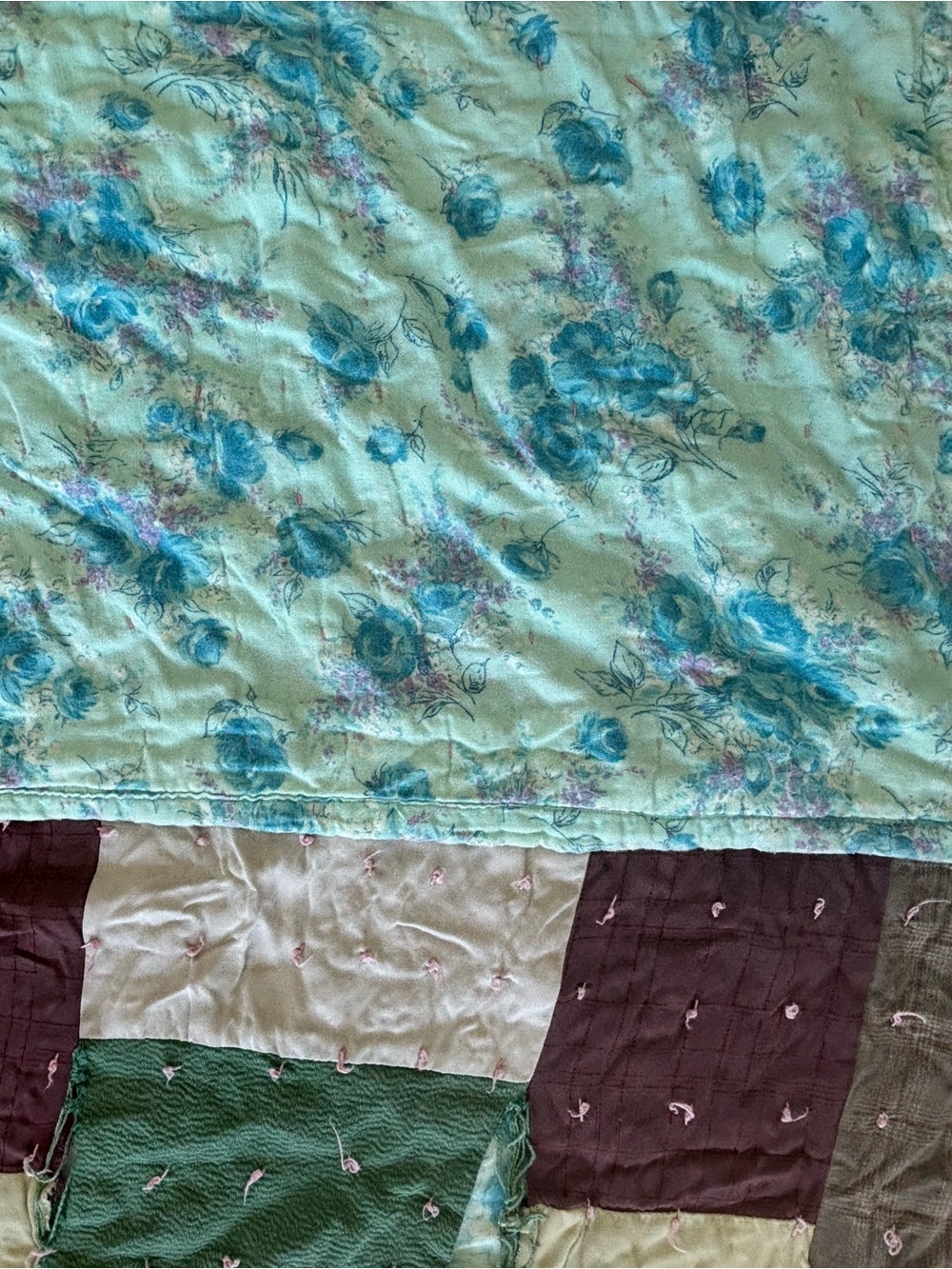 Handmade Patchwork Quilt - Picture 4 of 4